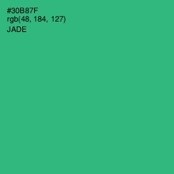 #30B87F - Jade Color Image