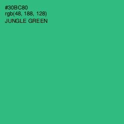 #30BC80 - Jungle Green Color Image