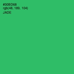 #30BD68 - Jade Color Image