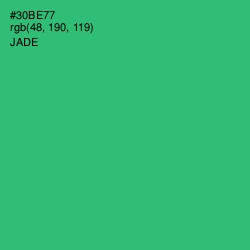 #30BE77 - Jade Color Image