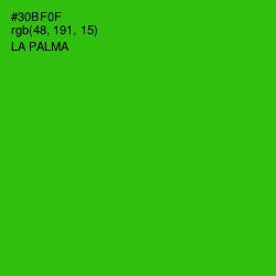 #30BF0F - La Palma Color Image