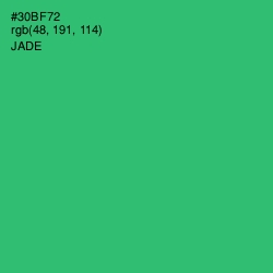 #30BF72 - Jade Color Image