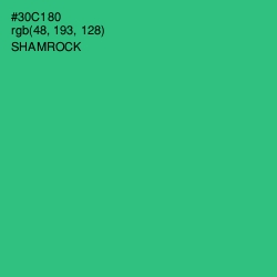 #30C180 - Shamrock Color Image