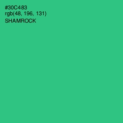 #30C483 - Shamrock Color Image