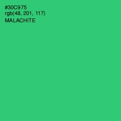 #30C975 - Malachite Color Image