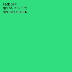 #30DD7F - Spring Green Color Image