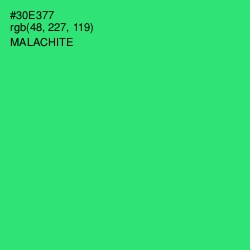 #30E377 - Malachite Color Image