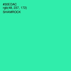 #30EDAC - Shamrock Color Image