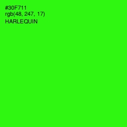 #30F711 - Harlequin Color Image