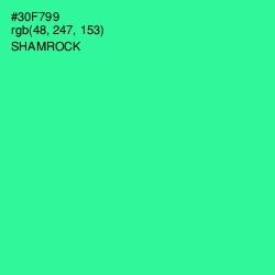 #30F799 - Shamrock Color Image