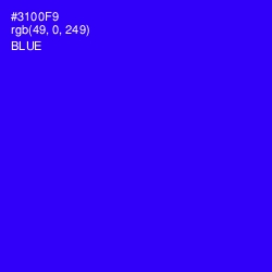 #3100F9 - Blue Color Image