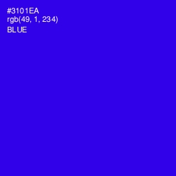 #3101EA - Blue Color Image