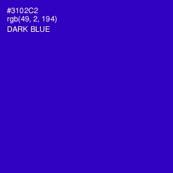 #3102C2 - Dark Blue Color Image