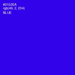 #3102EA - Blue Color Image