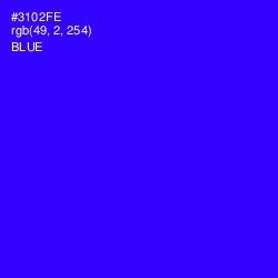 #3102FE - Blue Color Image
