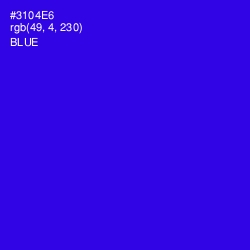 #3104E6 - Blue Color Image