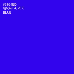 #3104ED - Blue Color Image