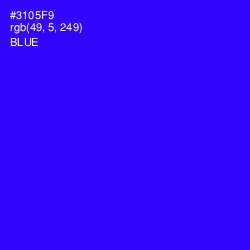 #3105F9 - Blue Color Image