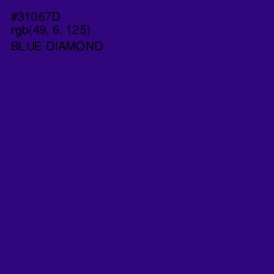 #31067D - Blue Diamond Color Image