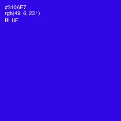 #3106E7 - Blue Color Image