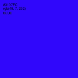 #3107FC - Blue Color Image
