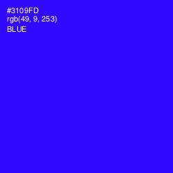 #3109FD - Blue Color Image