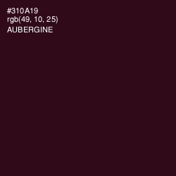 #310A19 - Aubergine Color Image