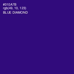 #310A7B - Blue Diamond Color Image
