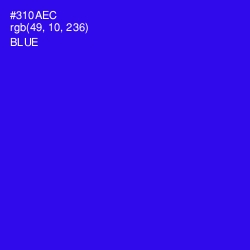 #310AEC - Blue Color Image