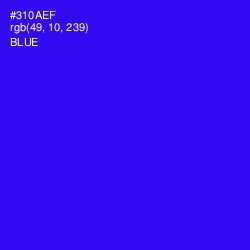 #310AEF - Blue Color Image