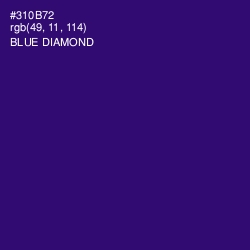 #310B72 - Blue Diamond Color Image