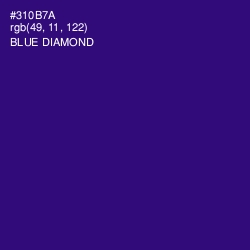 #310B7A - Blue Diamond Color Image