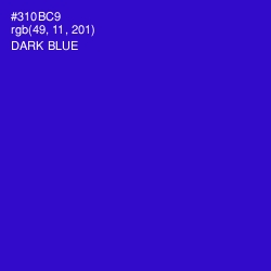 #310BC9 - Dark Blue Color Image