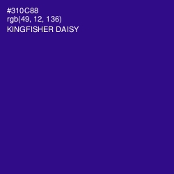 #310C88 - Kingfisher Daisy Color Image