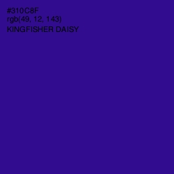 #310C8F - Kingfisher Daisy Color Image