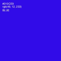 #310CE9 - Blue Color Image