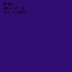 #310D71 - Blue Diamond Color Image