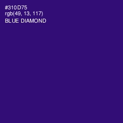 #310D75 - Blue Diamond Color Image