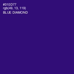 #310D77 - Blue Diamond Color Image