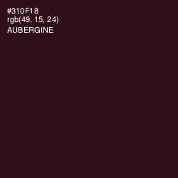 #310F18 - Aubergine Color Image