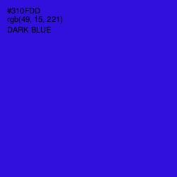 #310FDD - Dark Blue Color Image