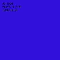 #3110DB - Dark Blue Color Image