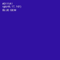 #3111A1 - Blue Gem Color Image