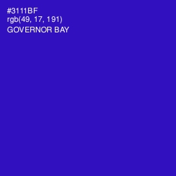 #3111BF - Governor Bay Color Image