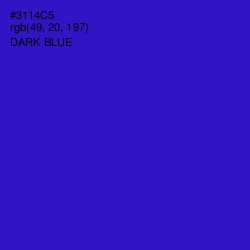 #3114C5 - Dark Blue Color Image