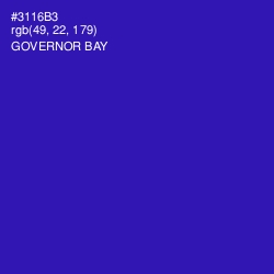 #3116B3 - Governor Bay Color Image