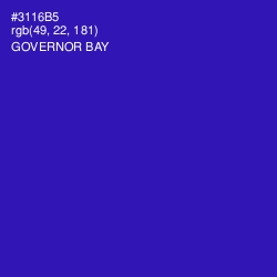 #3116B5 - Governor Bay Color Image
