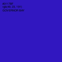 #3117BF - Governor Bay Color Image