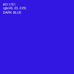 #3117E1 - Dark Blue Color Image