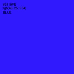 #3119FE - Blue Color Image